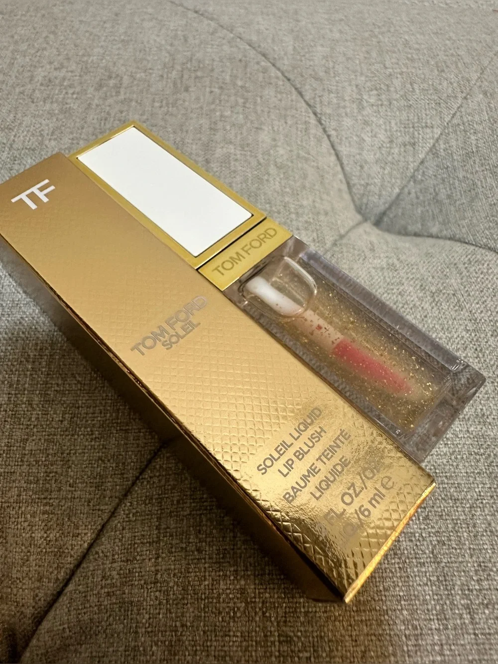 NIB Tom Ford Soleil Liquid Lip Blush Full Size 0.2 fl oz/ 6ml Limited Edition